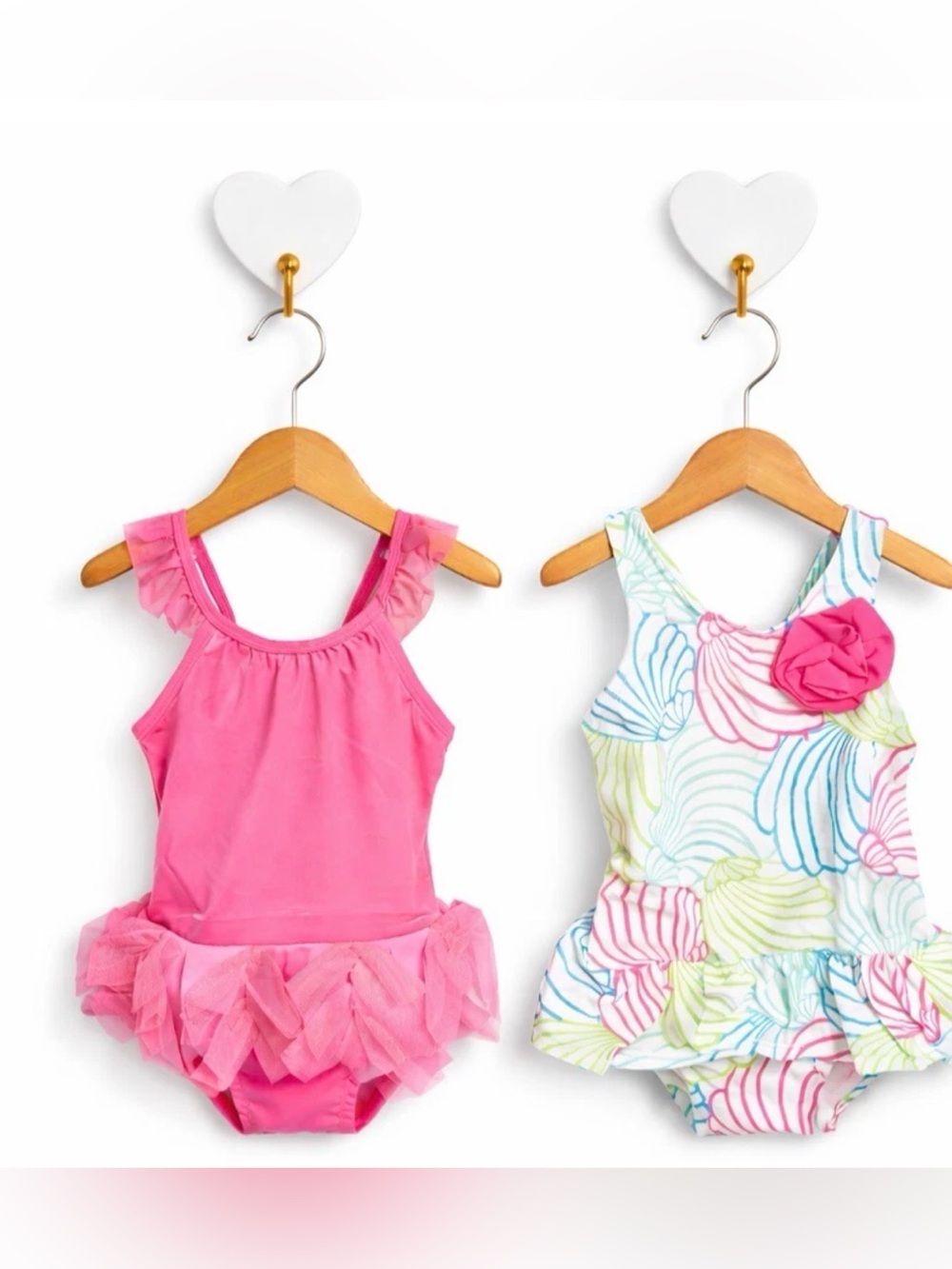 Lot 2 NEW NWT Gymboree Girls 18-24 months Toddler Bathing Suits Pink Summer